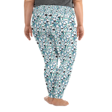 Load image into Gallery viewer, Happiest Sharks Plus Size Leggings
