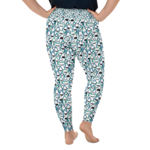 Load image into Gallery viewer, Happiest Sharks Plus Size Leggings