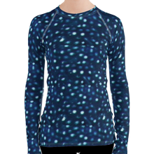 Load image into Gallery viewer, Whale Shark Rash Guard for Women by Scuba Sisters