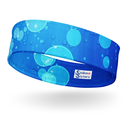 Blue Bubbles Headband