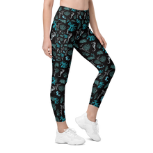 Load image into Gallery viewer, Salty Seahorse and Sea Dragon Pocket Leggings (XS - 6X)