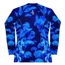 Load image into Gallery viewer, Jellyfish Bloom Whirl Women&#39;s Rash Guard
