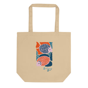 Fish Two Eco Tote Bag ~ Seabreeze Soul