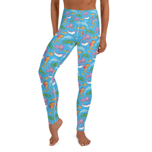 Happiest Ocean High Waist Leggings