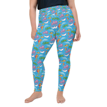 Load image into Gallery viewer, Happiest Ocean Plus Size Leggings