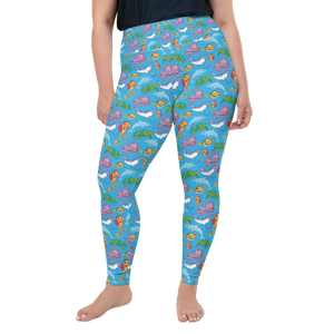 Happiest Ocean Plus Size Leggings