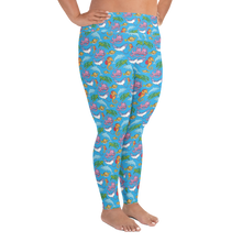 Load image into Gallery viewer, Happiest Ocean Plus Size Leggings