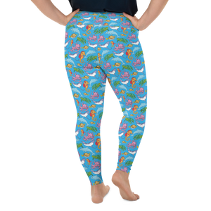 Happiest Ocean Plus Size Leggings