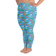 Load image into Gallery viewer, Happiest Ocean Plus Size Leggings