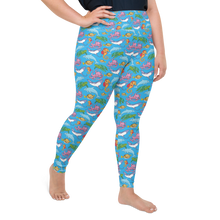 Load image into Gallery viewer, Happiest Ocean Plus Size Leggings