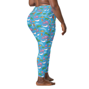 Happiest Ocean Pocket Leggings (XS - 6X)