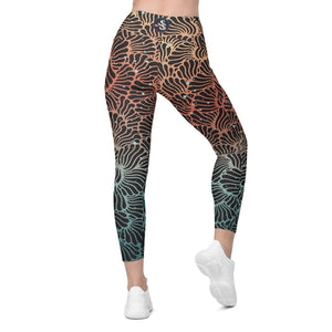 Camouflage Octopus Pocket Leggings All Sizes (Warehouse)