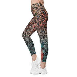 Camouflage Octopus Pocket Leggings All Sizes (Warehouse)