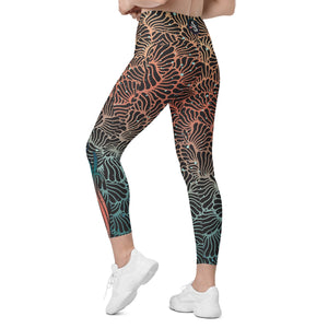 Camouflage Octopus Pocket Leggings All Sizes (Warehouse)