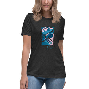 Fish Three Women's Relaxed Tee ~ Seabreeze Soul