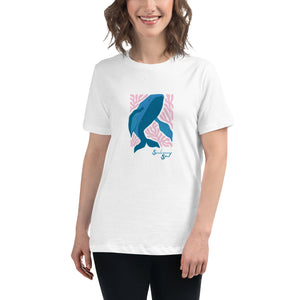 Wise Whale Women's Relaxed Tee ~ Seabreeze Soul
