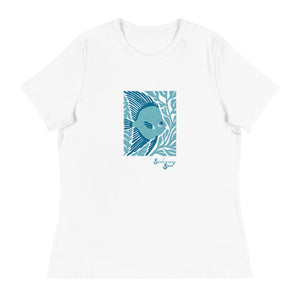 Fish One Women's Relaxed Tee ~ Seabreeze Soul