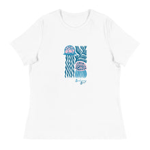 Load image into Gallery viewer, Jiggly Jellies Women&#39;s Relaxed Tee ~ Seabreeze Soul