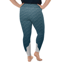 Load image into Gallery viewer, Plus Size Dive Leggings Manta Ray by Scuba Sisters