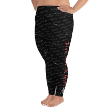 Load image into Gallery viewer, Dive Like a Girl Plus Size Leggings - Scuba Sisters Diving Apparel