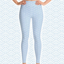 Load image into Gallery viewer, Fish Scale Mermaid Scuba Diving Leggings