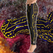 Load image into Gallery viewer, Regal Sea Goddess Leggings - Scuba Sisters Diving Apparel