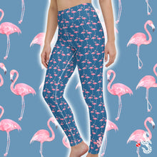 Load image into Gallery viewer, Flamingo Leggings for Women by Scuba Sisters