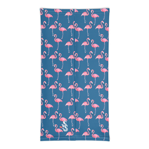 Flamingo Face Cover and Neck Gaiter by Scuba Sisters
