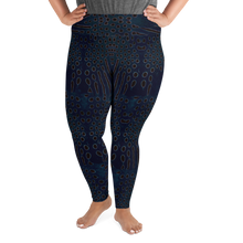 Load image into Gallery viewer, Moonrise Puffer Plus Size Leggings - Scuba Sisters Diving Apparel