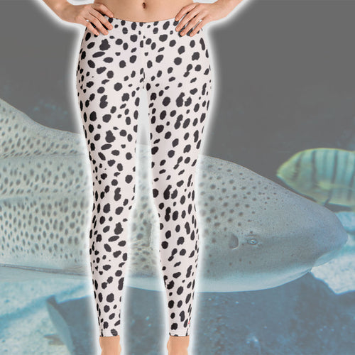 Leopard Shark Scuba Diving Leggings