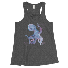 Load image into Gallery viewer, Shadow Octopus Tank - Flowy Racerback - Scuba Sisters Diving Apparel