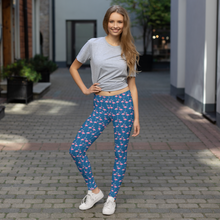 Load image into Gallery viewer, Flamingo Leggings - Scuba Sisters Diving Apparel