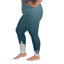 Load image into Gallery viewer, Manta Leggings for Plus Size Scuba Diving Addicts