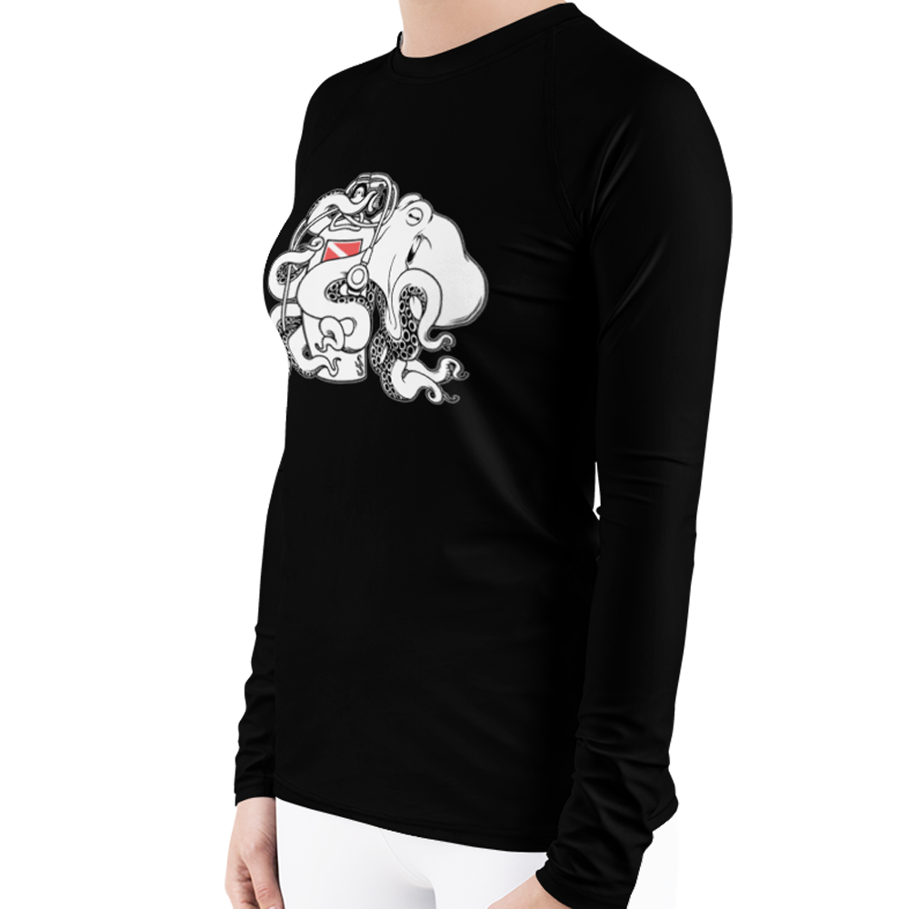 Octopus Scuba Women's Rash Guard | Scuba Sisters Warehouse
