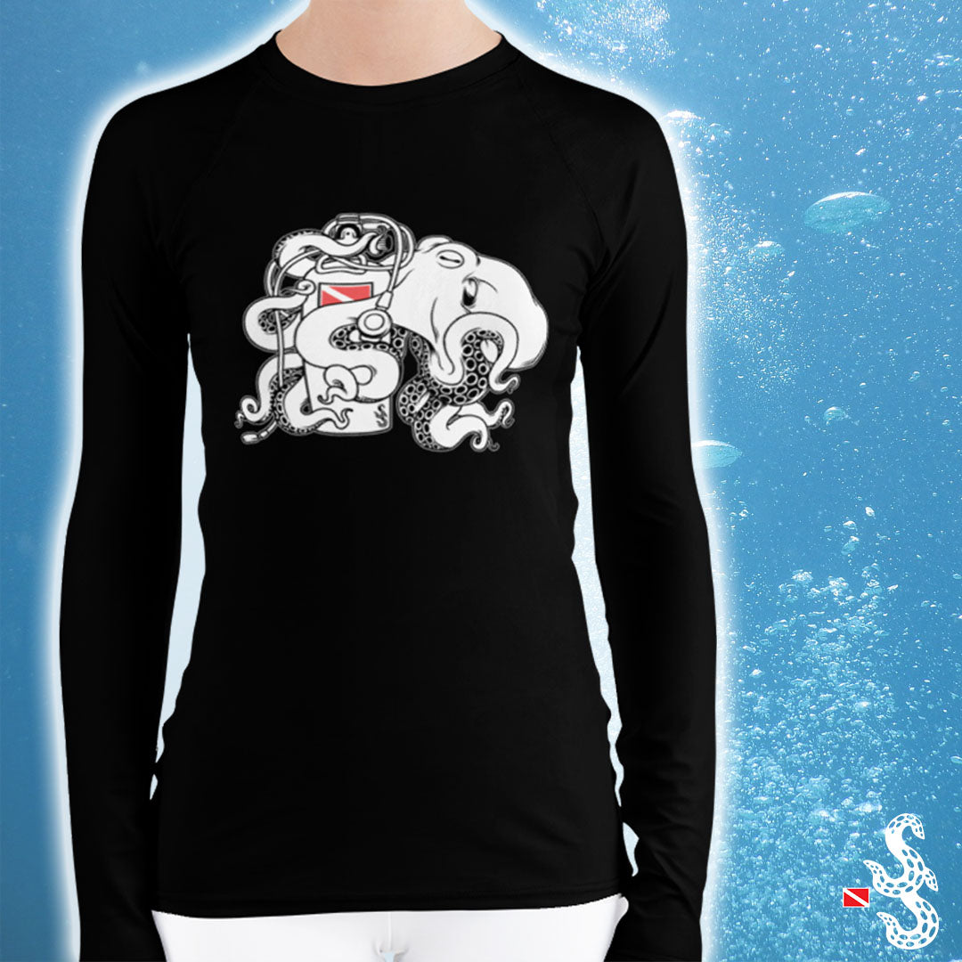 Octopus Scuba Women's Rash Guard | Scuba Sisters