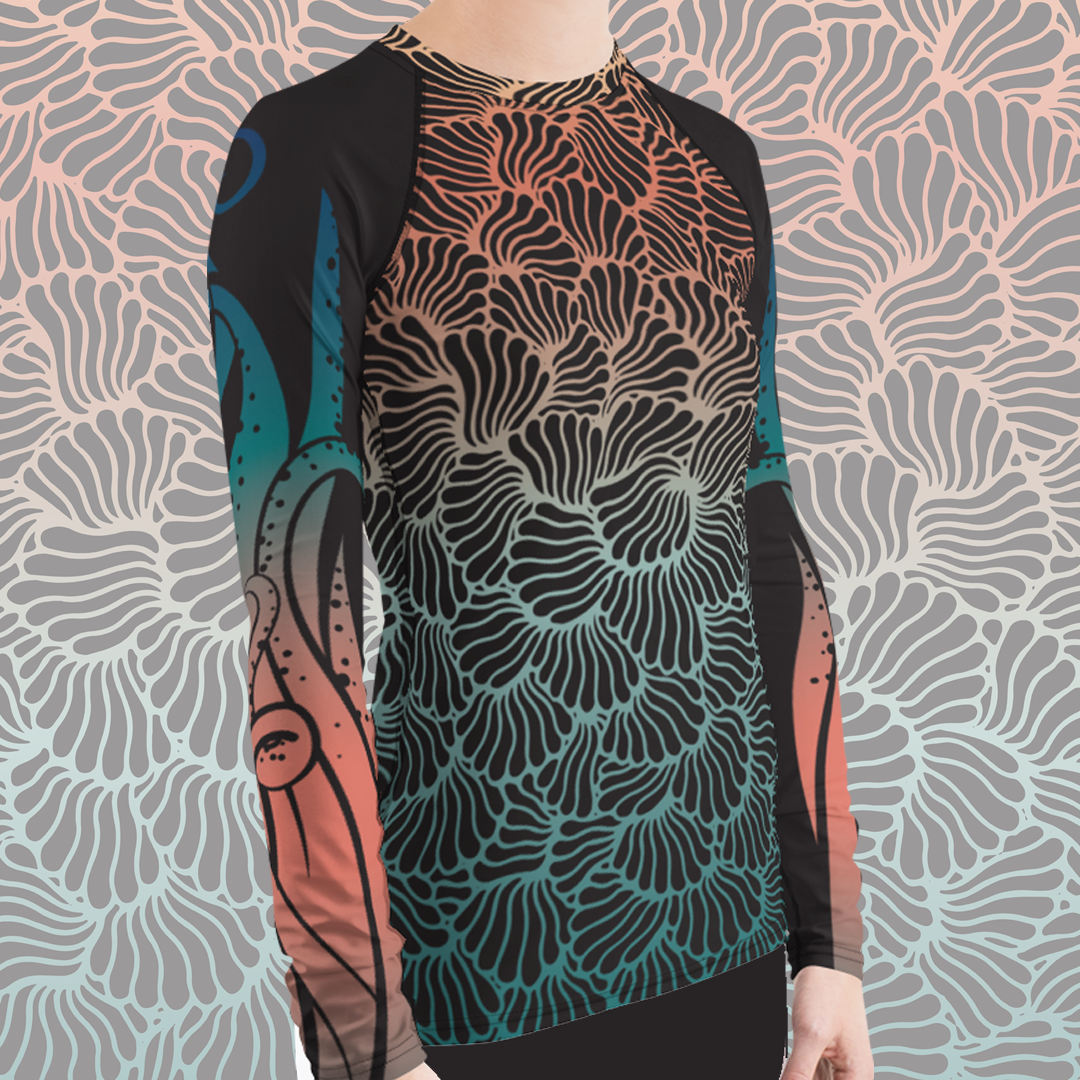Octopus Women's Rash Guard | Scuba Sisters