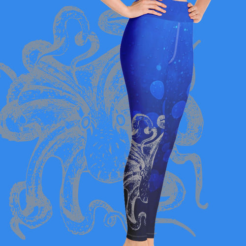 Octopus Scuba Diving Leggings for Women by Scuba Sisters