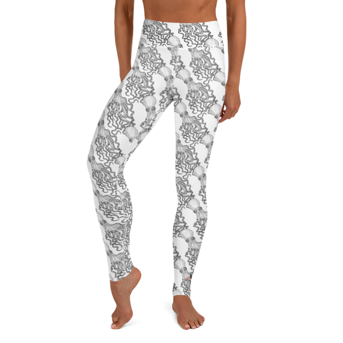 Octopus Sea Leggings - High Waist - Scuba Sisters Diving Apparel