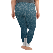 Load image into Gallery viewer, Plus Size Dive Skin Leggings by Scuba Sisters Manta Design