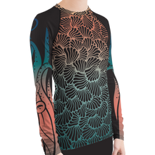 Load image into Gallery viewer, Women&#39;s Octopus Rash Guard for Snorkeling by Scuba Sisters