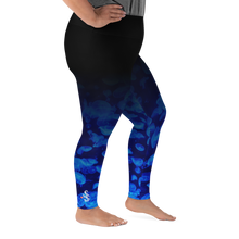 Load image into Gallery viewer, Jellyfish Bloom Plus Size Leggings - Scuba Sisters Diving Apparel