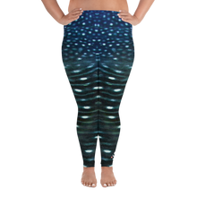 Load image into Gallery viewer, Whale Shark Plus Size Leggings - Scuba Sisters Diving Apparel