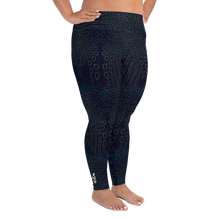 Load image into Gallery viewer, Moonrise Puffer Plus Size Leggings - Scuba Sisters Diving Apparel