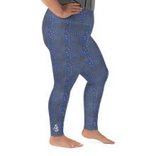 Load image into Gallery viewer, Sunrise Puffer Plus Size Leggings - Scuba Sisters Diving Apparel