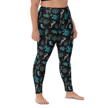Load image into Gallery viewer, Scuba Diving Leggings Seahorse Design for Women