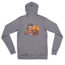 Load image into Gallery viewer, Women&#39;s Octopus Scuba Diving Zip Hoodie by Scuba Sisters