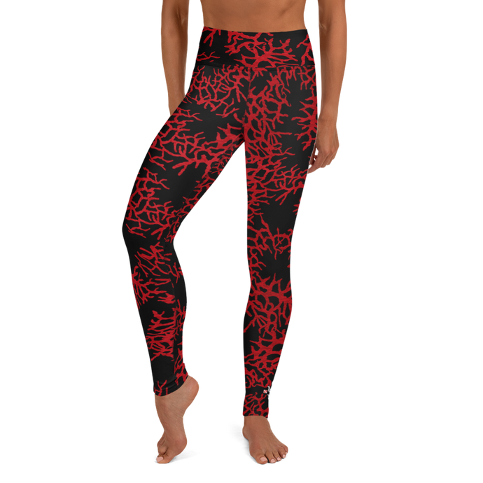 Women's Sea Fan Scuba Diving Leggings by Scuba Sisters