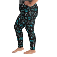 Load image into Gallery viewer, Seahorse Scuba and Swim Plus Leggings by Scuba Sisters