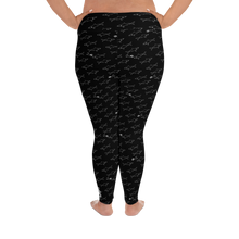 Load image into Gallery viewer, Shark Divers Plus Size Leggings - Scuba Sisters Diving Apparel