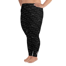 Load image into Gallery viewer, Shark Divers Plus Size Leggings - Scuba Sisters Diving Apparel